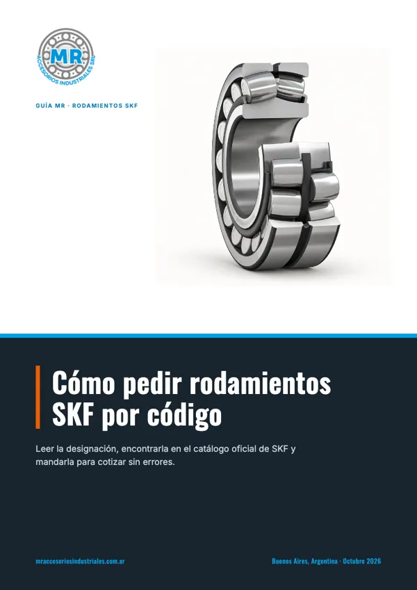 Titelseite des MR-Leitfadens zur Bestellung von SKF-Wälzlagern nach Bezeichnung