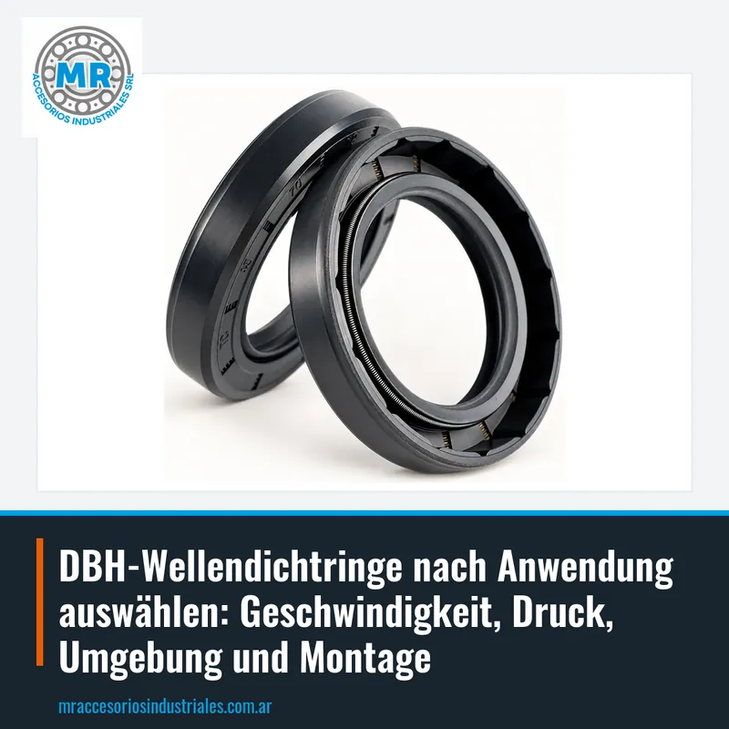 DBH-Wellendichtringe nach Anwendung auswählen: Geschwindigkeit, Druck, Umgebung und Montage