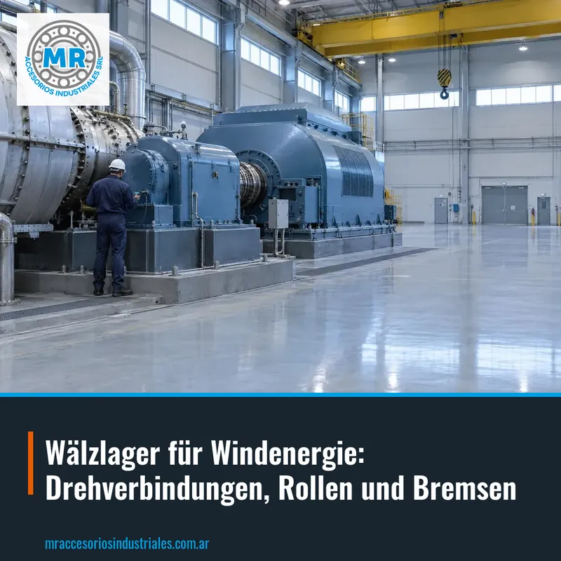 Wälzlager für Windenergie: Drehverbindungen, Rollen und Bremsen
