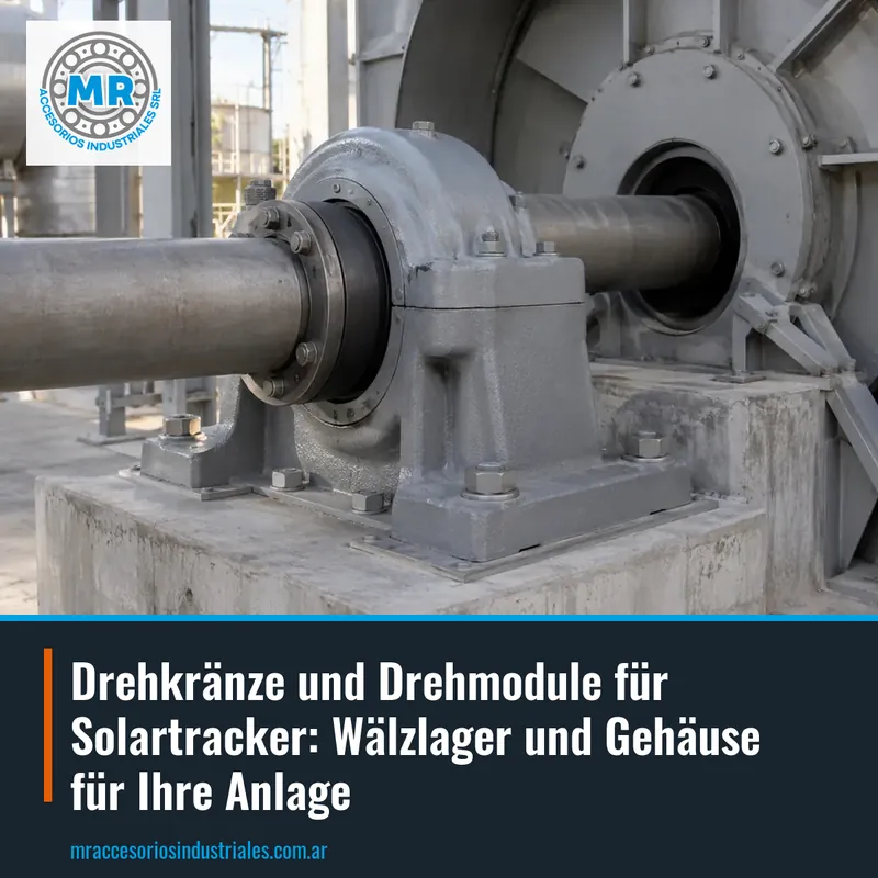 Drehkränze und Drehmodule für Solartracker: Wälzlager und Gehäuse für Ihre Anlage