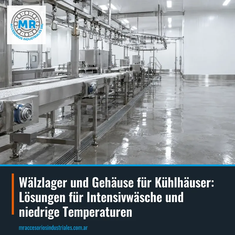 Wälzlager und Gehäuse für Kühlhäuser: Lösungen für Intensivwäsche und niedrige Temperaturen