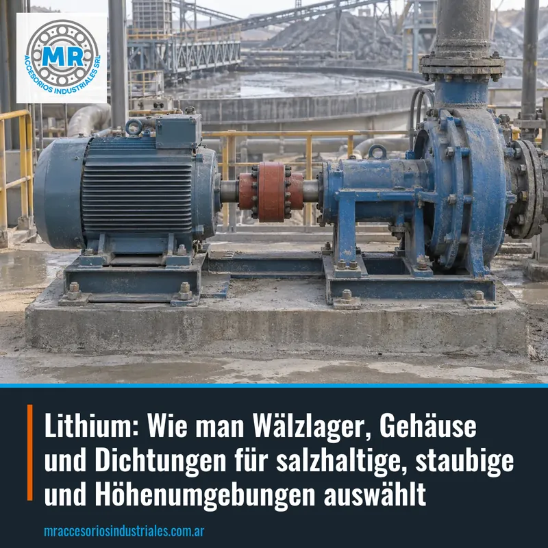Lithium: Wie man Wälzlager, Gehäuse und Dichtungen für salzhaltige, staubige und Höhenumgebungen auswählt