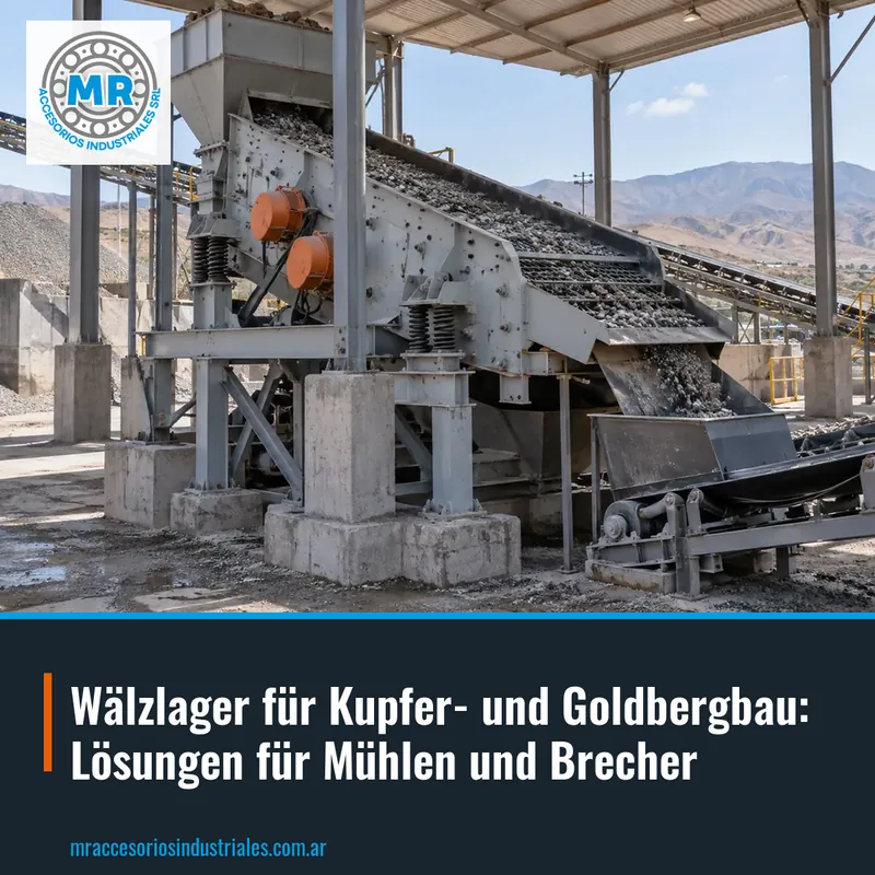 Wälzlager für Kupfer- und Goldbergbau: Lösungen für Mühlen und Brecher