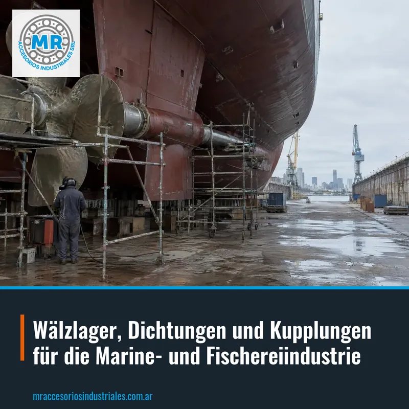 Wälzlager, Dichtungen und Kupplungen für die Marine- und Fischereiindustrie