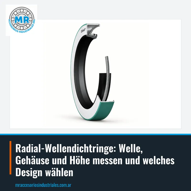 Radial-Wellendichtringe: Welle, Gehäuse und Höhe messen und welches Design wählen