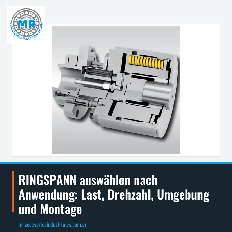 RINGSPANN auswählen nach Anwendung: Last, Drehzahl, Umgebung und Montage