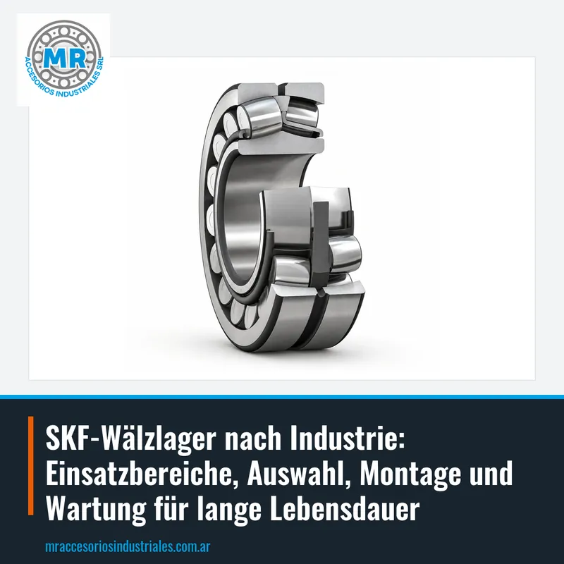 SKF-Wälzlager nach Industrie: Einsatzbereiche, Auswahl, Montage und Wartung für lange Lebensdauer