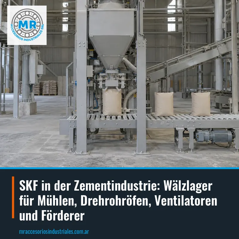 SKF in der Zementindustrie: Wälzlager für Mühlen, Drehrohröfen, Ventilatoren und Förderer