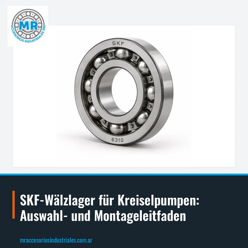 SKF-Wälzlager für Kreiselpumpen: Auswahl- und Montageleitfaden
