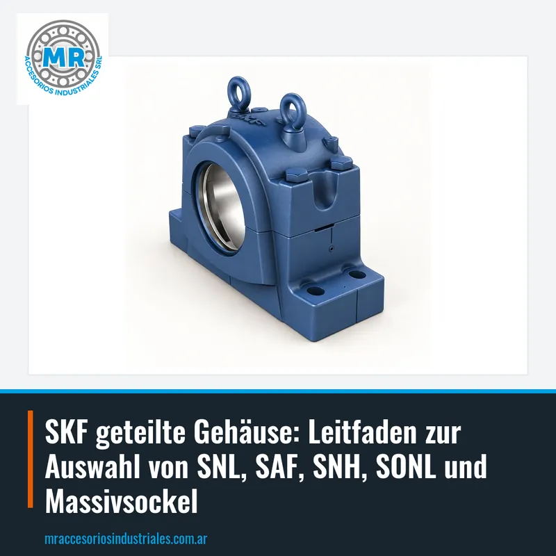SKF geteilte Gehäuse: Leitfaden zur Auswahl von SNL, SAF, SNH, SONL und Massivsockel