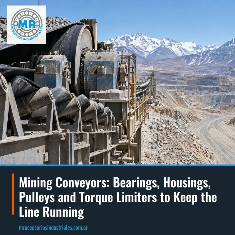Mining Conveyors: Bearings, Housings, Pulleys and Torque Limiters to Keep the Line Running