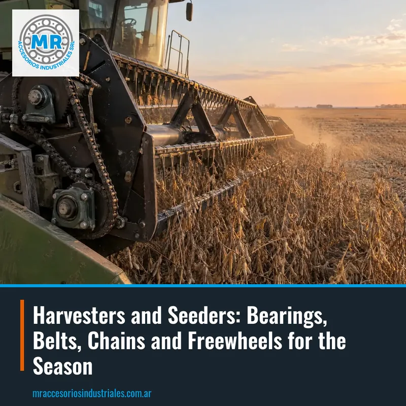 Harvesters and Seeders: Bearings, Belts, Chains and Freewheels for the Season
