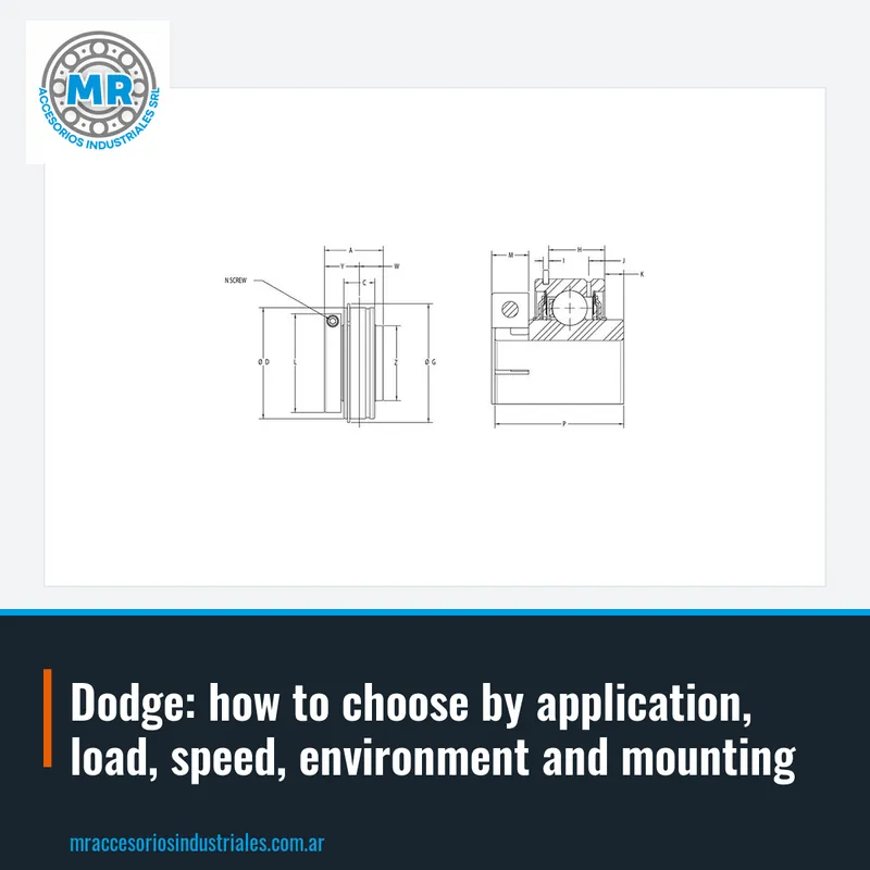 Dodge: how to choose by application, load, speed, environment and mounting