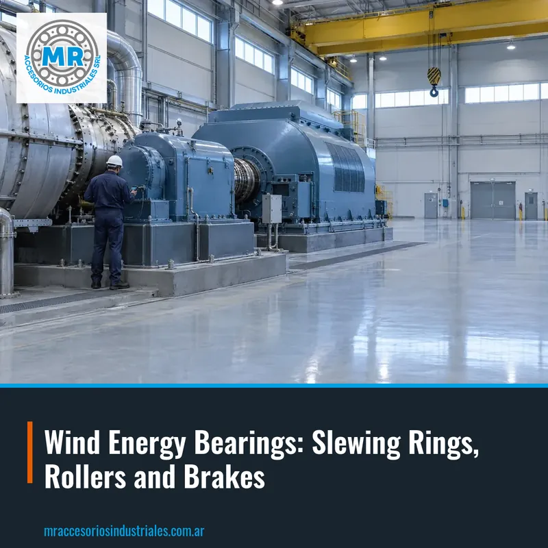 Wind Energy Bearings: Slewing Rings, Rollers and Brakes