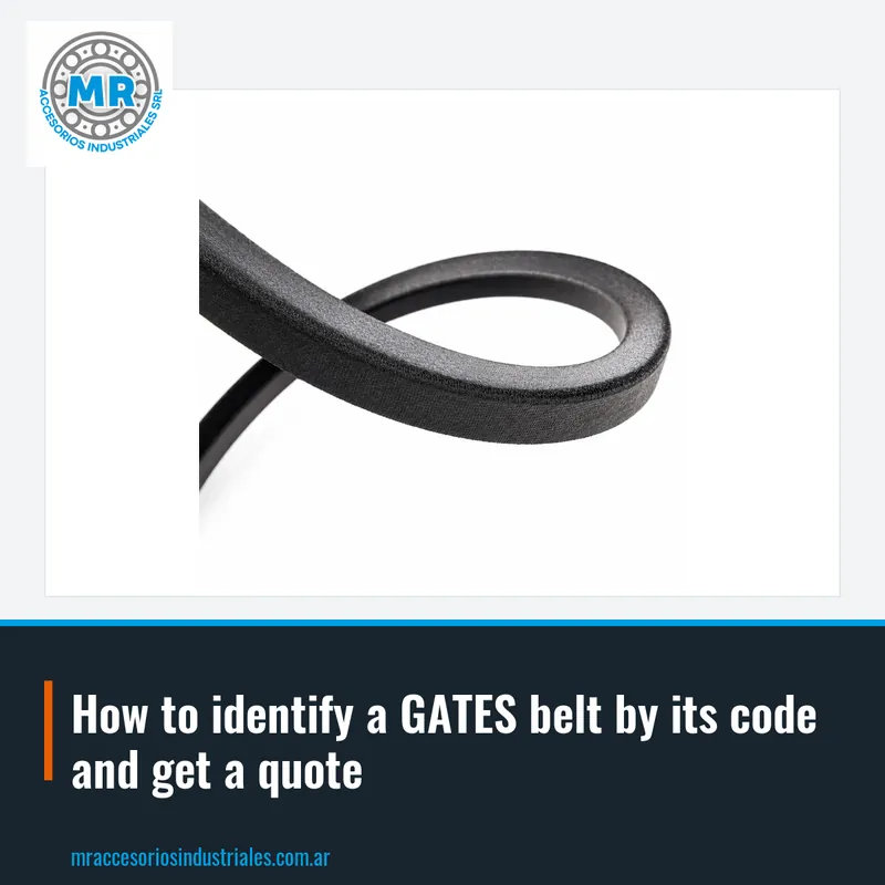 How to identify a GATES belt by its code and get a quote