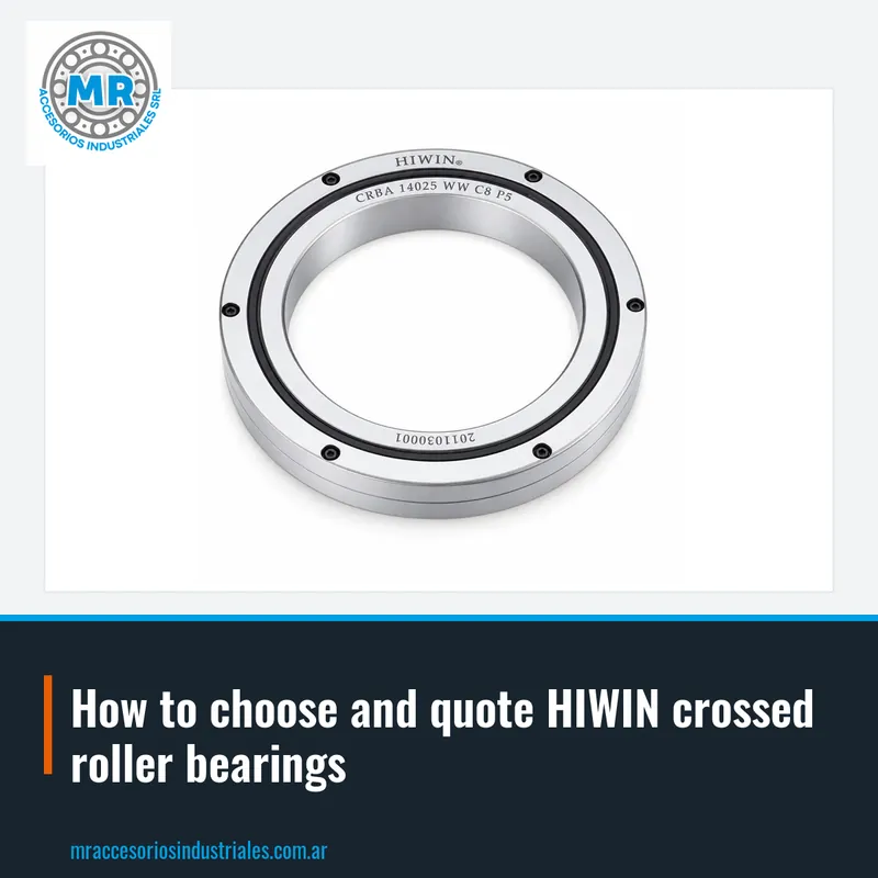 How to choose and quote HIWIN crossed roller bearings