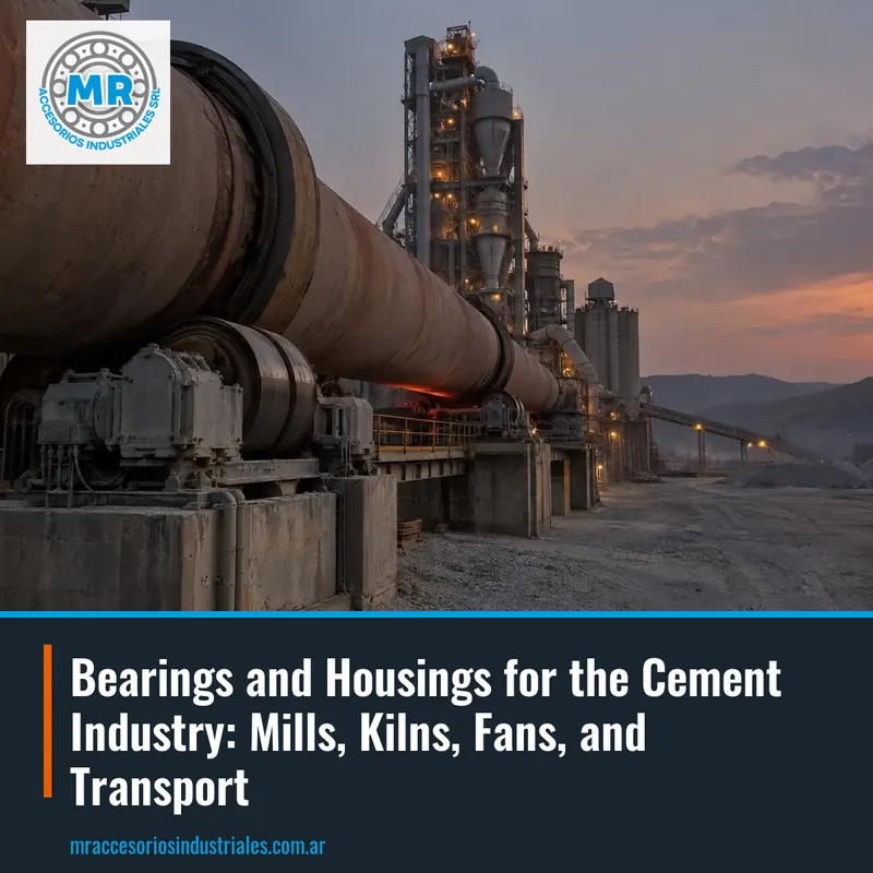 Bearings and Housings for the Cement Industry: Mills, Kilns, Fans, and Transport