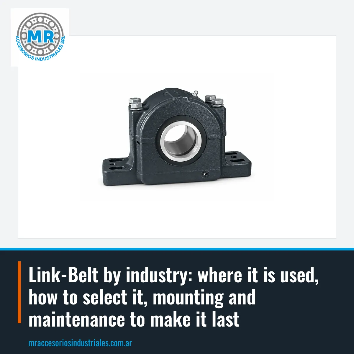 Link-Belt by industry: where it is used, how to select it, mounting and maintenance to make it last