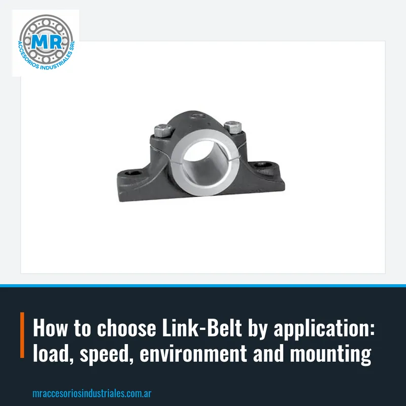 How to choose Link-Belt by application: load, speed, environment and mounting