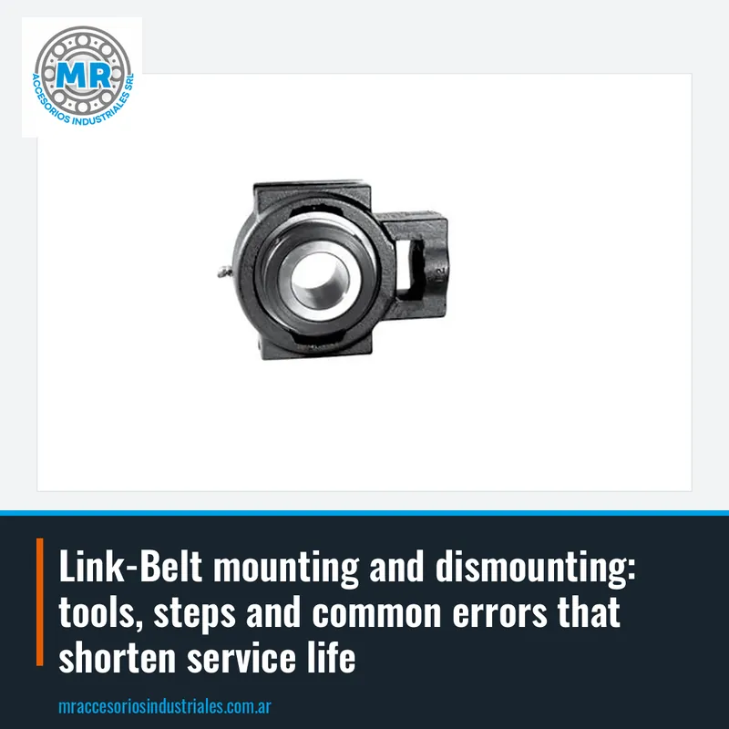 Link-Belt mounting and dismounting: tools, steps and common errors that shorten service life