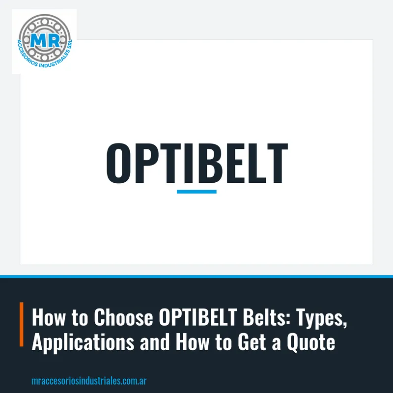 How to Choose OPTIBELT Belts: Types, Applications and How to Get a Quote