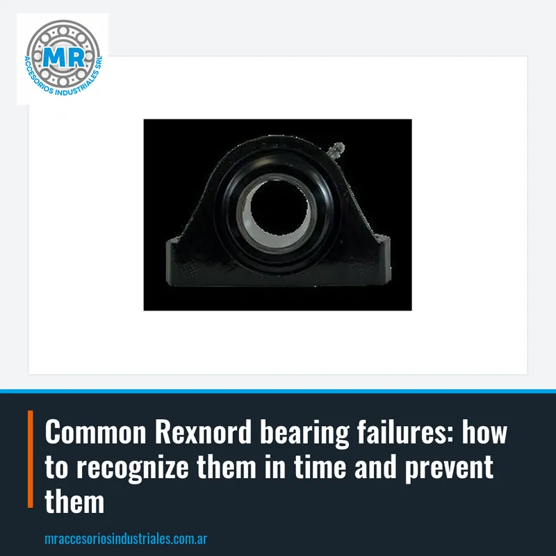 Common Rexnord bearing failures: how to recognize them in time and prevent them