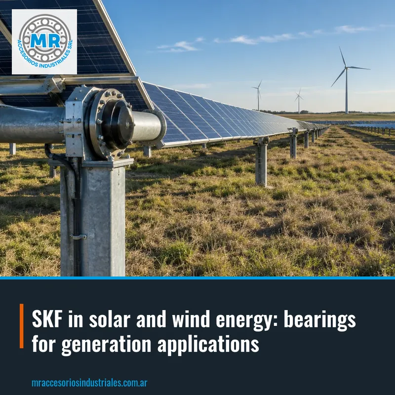 SKF in solar and wind energy: bearings for generation applications