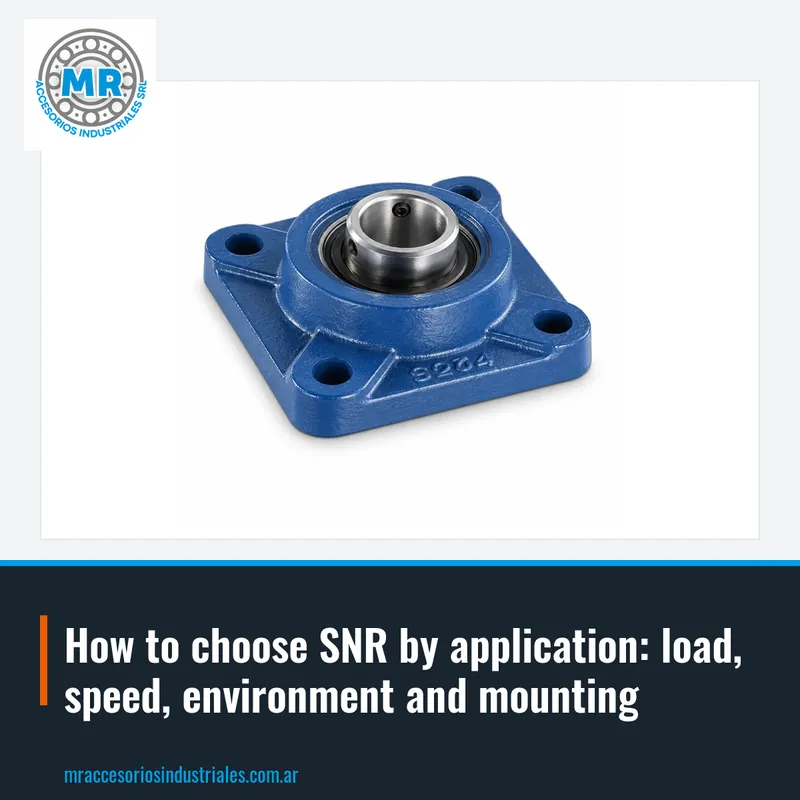 How to choose SNR by application: load, speed, environment and mounting