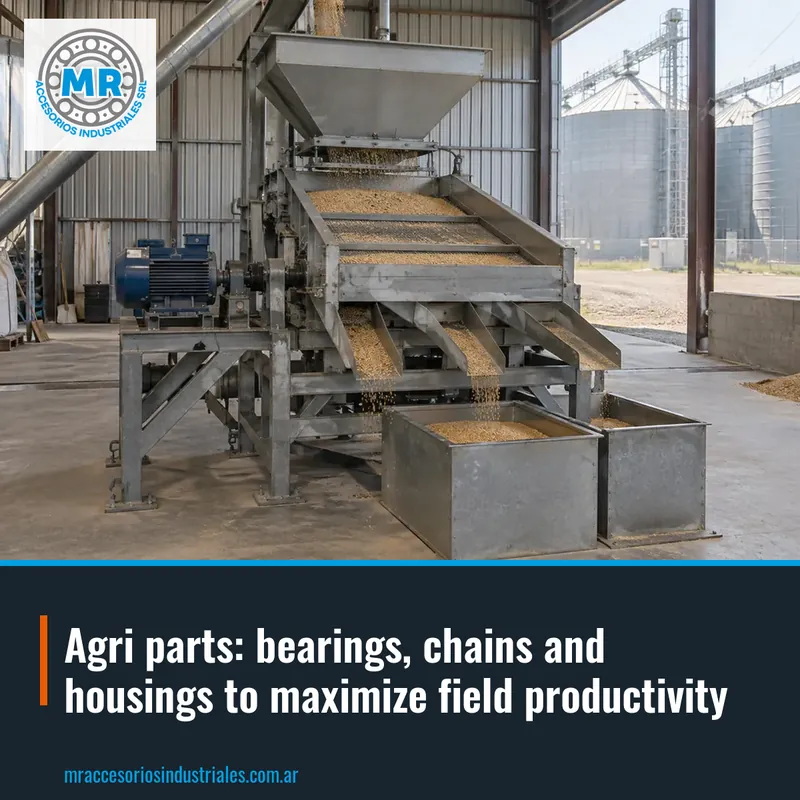 Agri parts: bearings, chains and housings to maximize field productivity