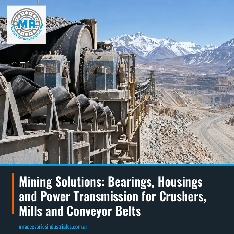 Mining Solutions: Bearings, Housings and Power Transmission for Crushers, Mills and Conveyor Belts