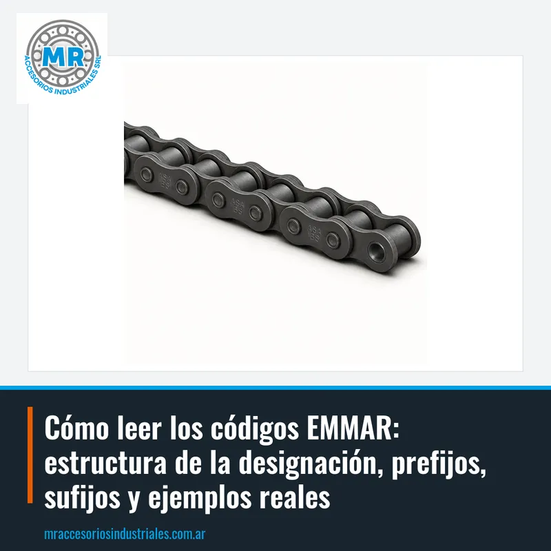Cómo leer los códigos EMMAR: estructura de la designación, prefijos, sufijos y ejemplos reales