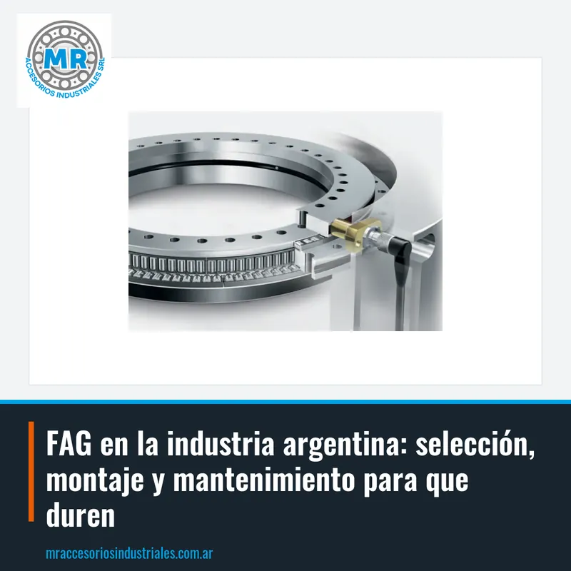 FAG en la industria argentina: selección, montaje y mantenimiento para que duren