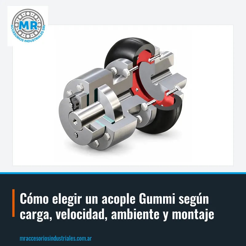 Cómo elegir un acople Gummi según carga, velocidad, ambiente y montaje
