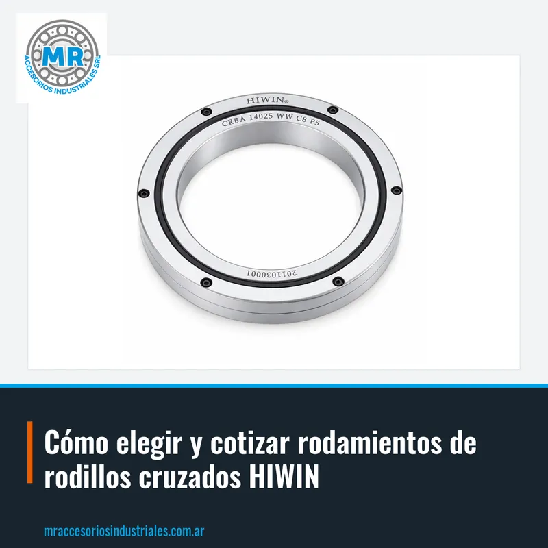 Cómo elegir y cotizar rodamientos de rodillos cruzados HIWIN