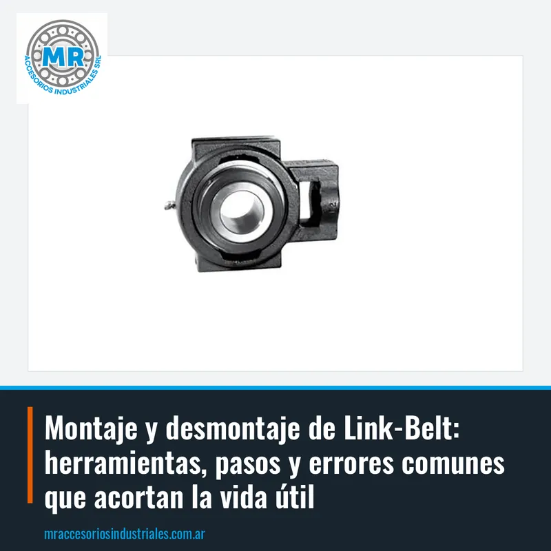 Montaje y desmontaje de Link-Belt: herramientas, pasos y errores comunes que acortan la vida útil