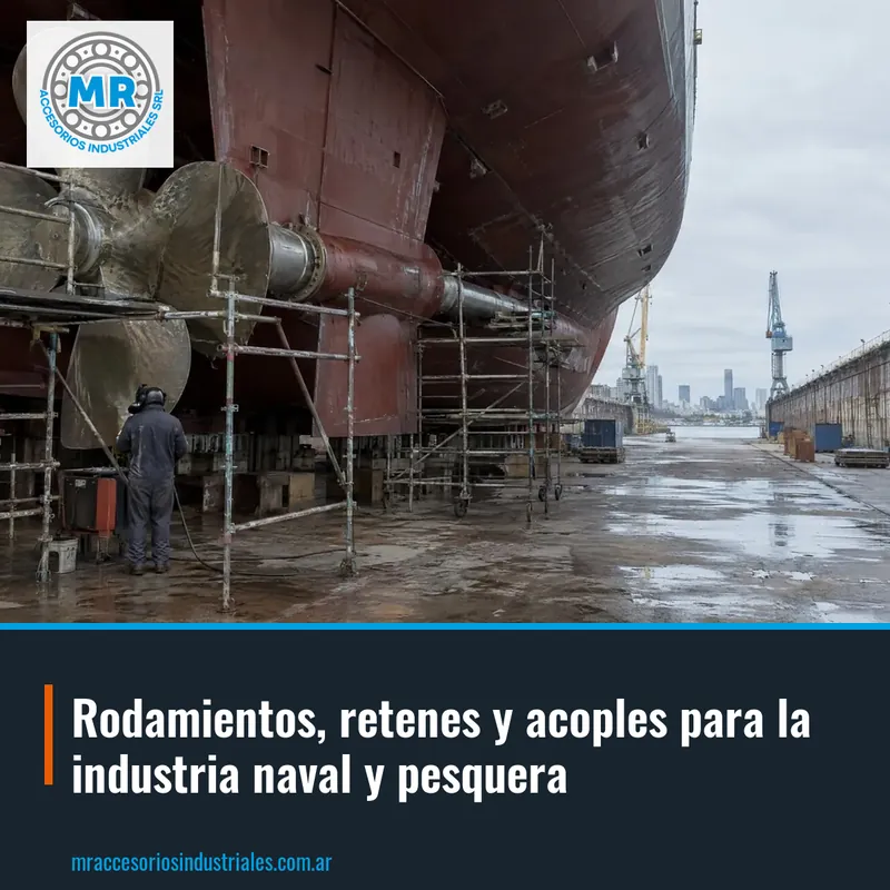 Rodamientos, retenes y acoples para la industria naval y pesquera