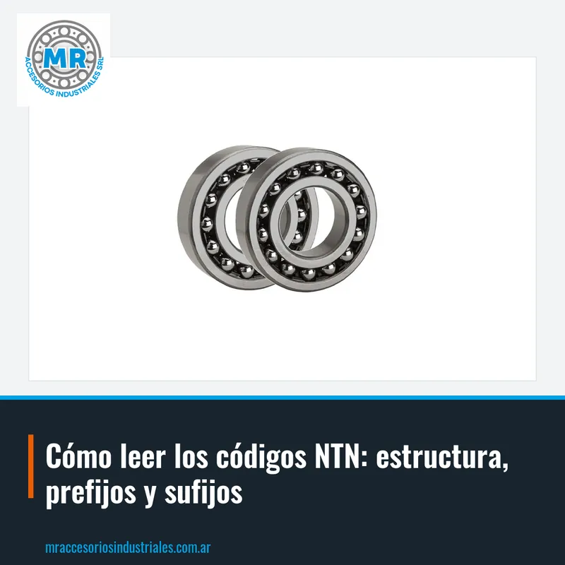 Cómo leer los códigos NTN: estructura, prefijos y sufijos