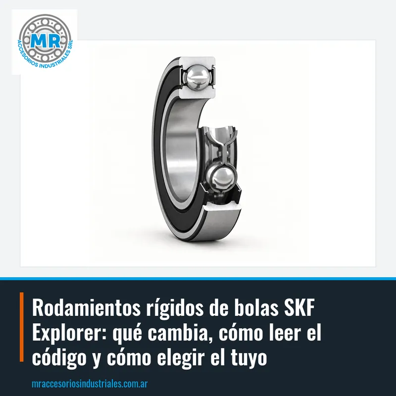 Rodamientos rígidos de bolas SKF Explorer: qué cambia, cómo leer el código y cómo elegir el tuyo