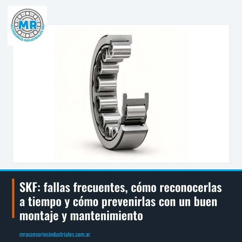 SKF: fallas frecuentes, cómo reconocerlas a tiempo y cómo prevenirlas con un buen montaje y mantenimiento