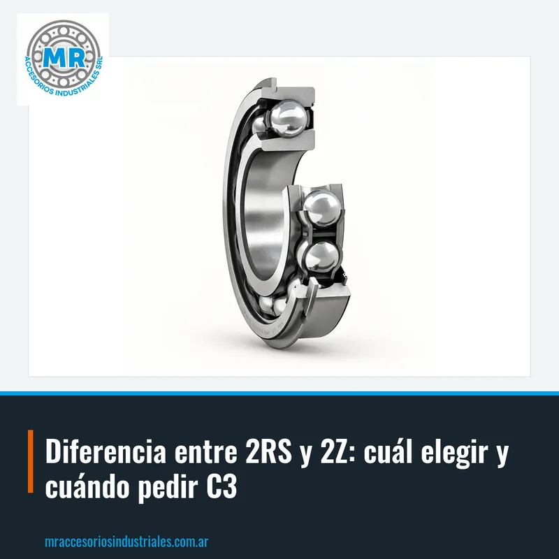 Diferencia entre 2RS y 2Z: cuál elegir y cuándo pedir C3