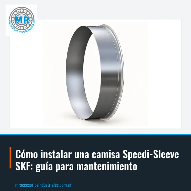 Cómo instalar una camisa Speedi-Sleeve SKF: guía para mantenimiento