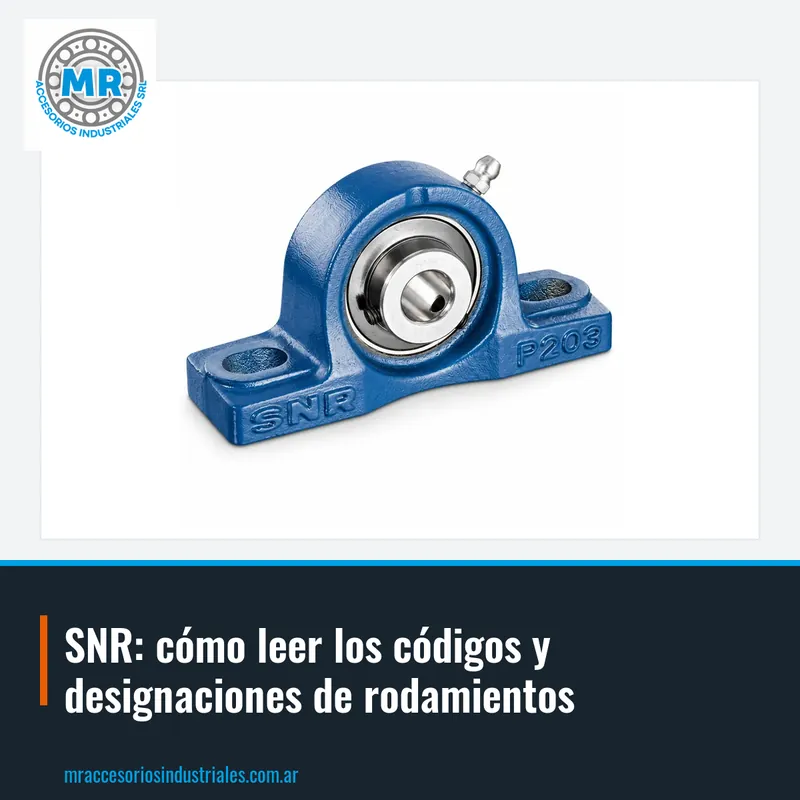 SNR: cómo leer los códigos y designaciones de rodamientos