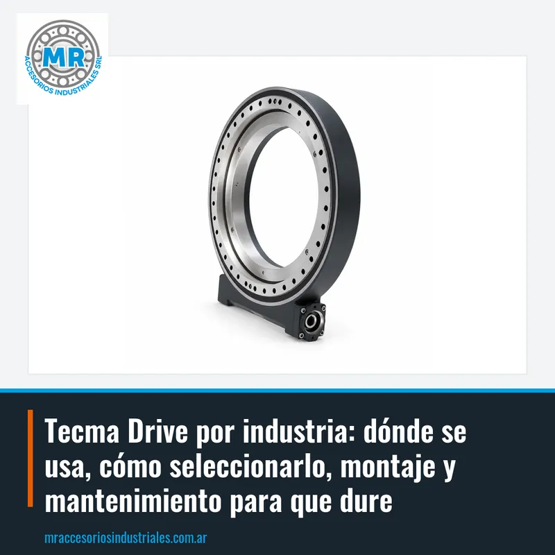 Tecma Drive por industria: dónde se usa, cómo seleccionarlo, montaje y mantenimiento para que dure