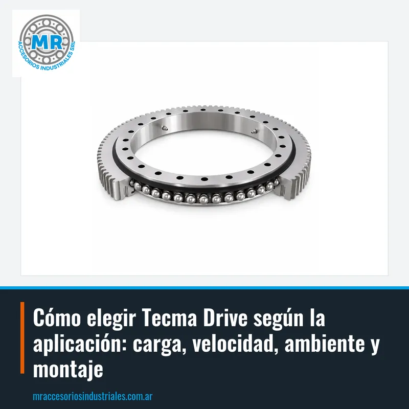 Cómo elegir Tecma Drive según la aplicación: carga, velocidad, ambiente y montaje