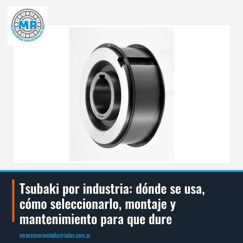 Tsubaki por industria: dónde se usa, cómo seleccionarlo, montaje y mantenimiento para que dure