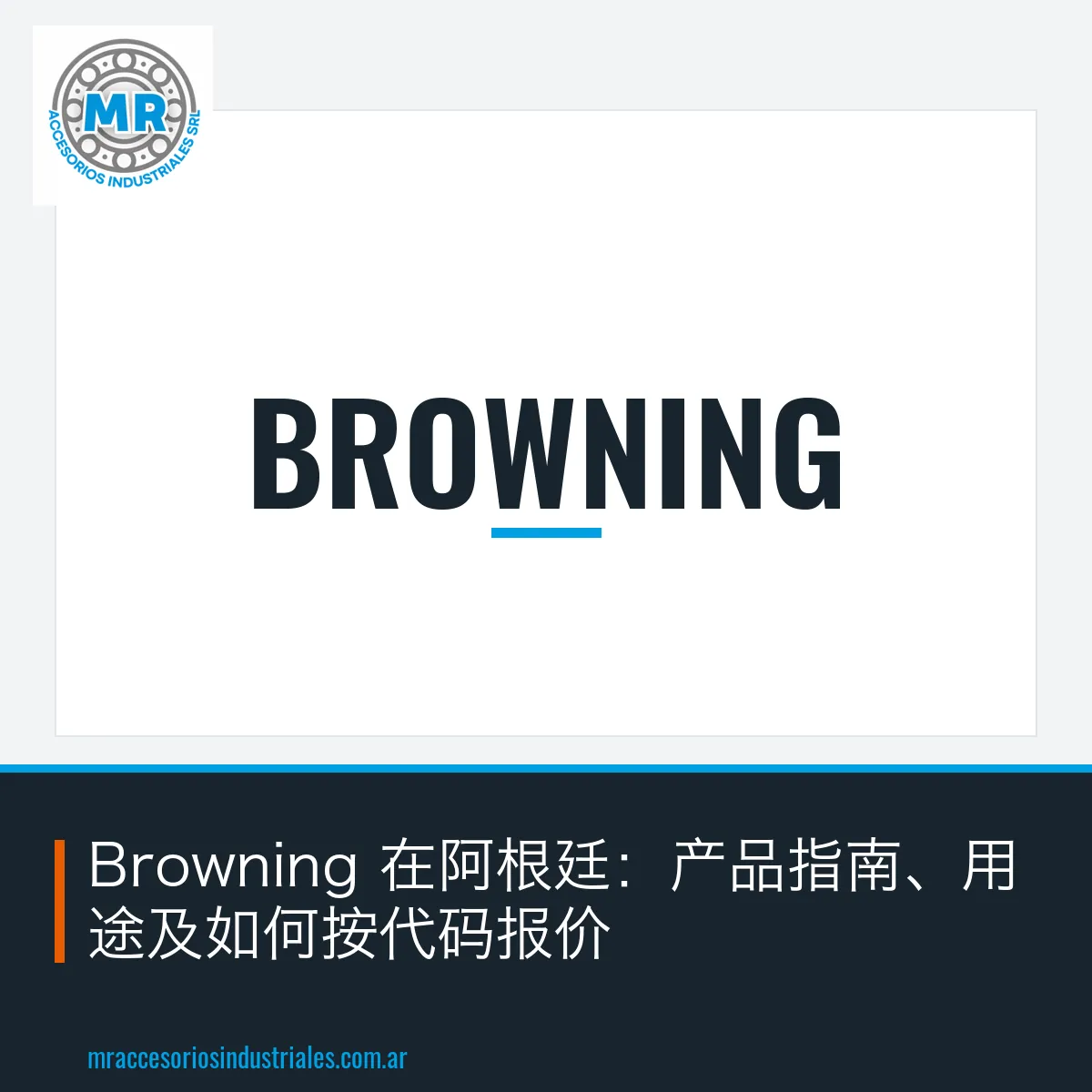 Browning 在阿根廷：产品指南、用途及如何按代码报价
