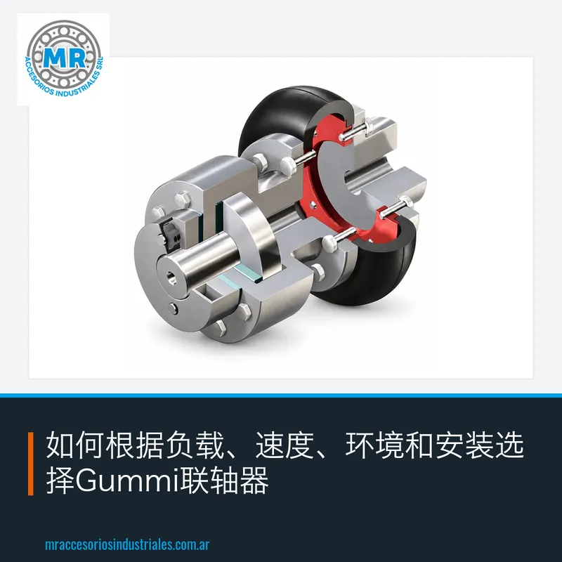 如何根据负载、速度、环境和安装选择Gummi联轴器