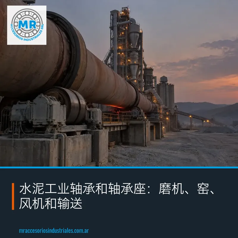 水泥工业轴承和轴承座:磨机、窑、风机和输送