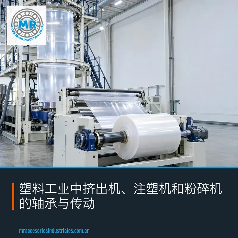 塑料工业中挤出机、注塑机和粉碎机的轴承与传动