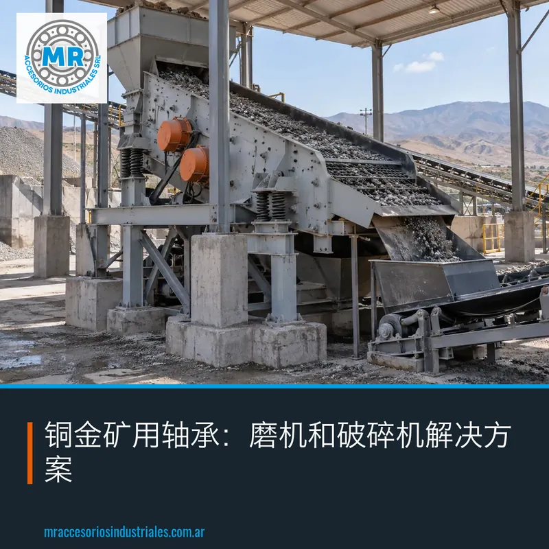 铜金矿用轴承：磨机和破碎机解决方案